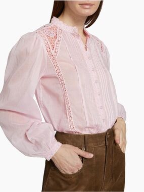 Isabel Marant lace eyelet cotton blouse